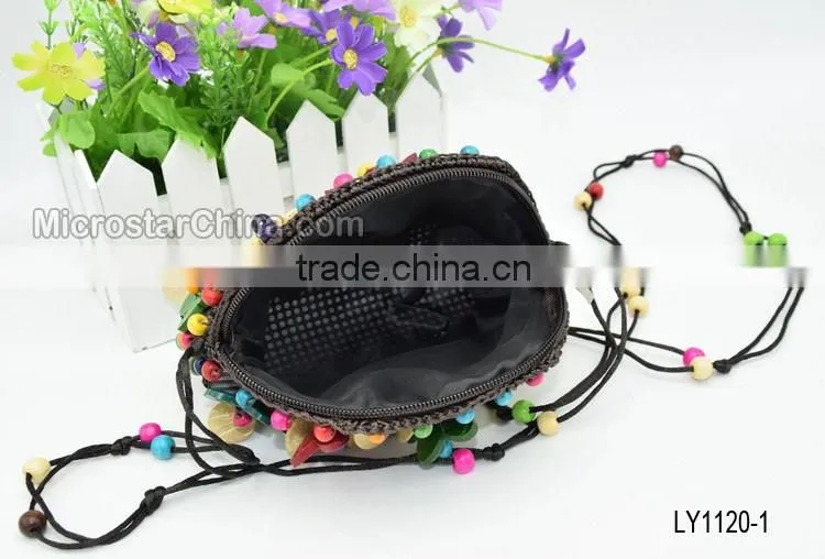 2016 new designs in stock wholesale high quality coconut shell bag for girls wallet