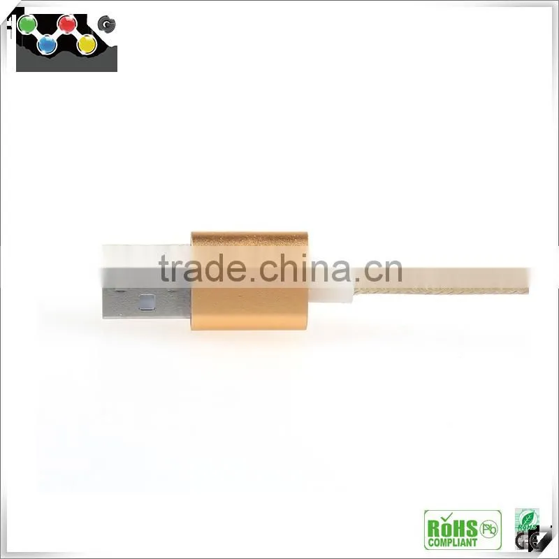 Factory New Products ! Fashion USB 2.0 Connector Cable, Two Sided Usb Cable for iPhone&Android Mobile Phone