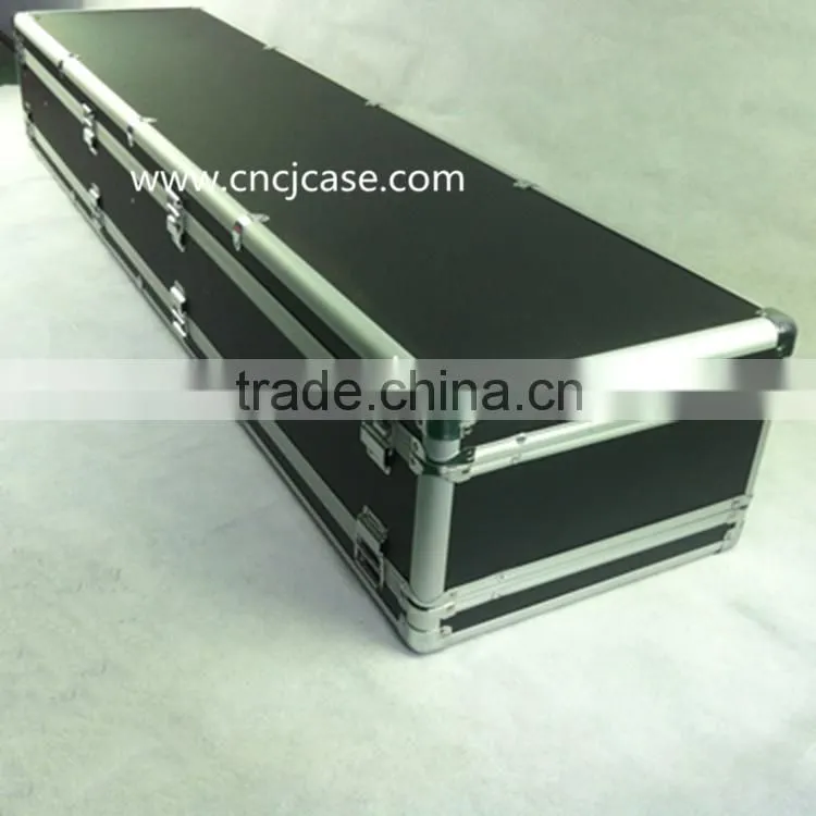 professional twin scoped alumuminum gun case with combination locks