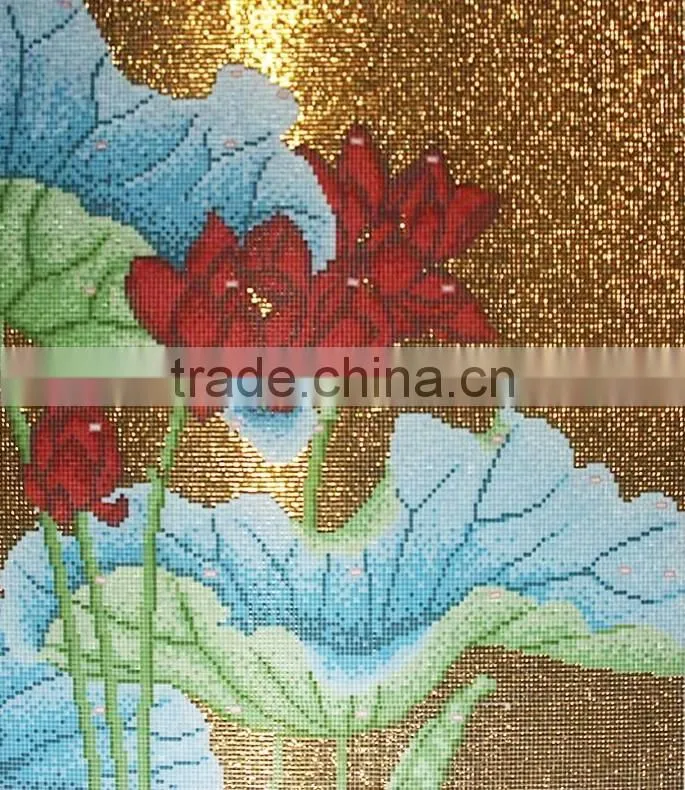 Sunflower Les Tournesols Vitreous Glass Mosiac tile Wall mural Patten