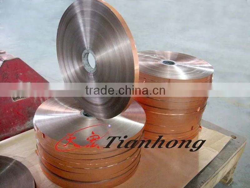 Plastic coated aluminum tape copper color