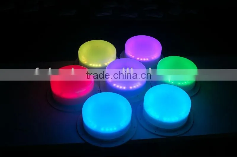 rechargeable led light base with remote control for LED furniture