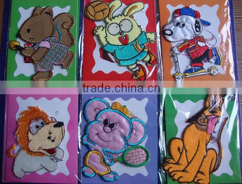 fashional fabric embroidered sticker
