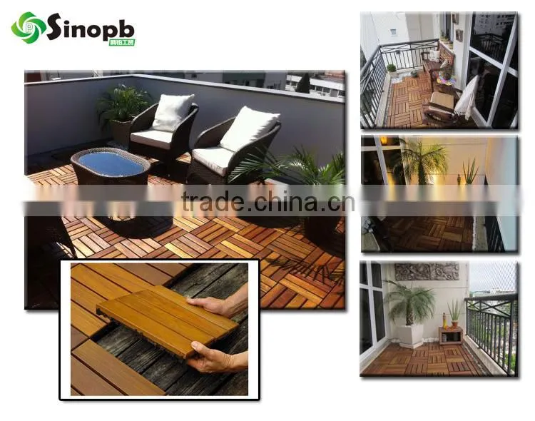 Wood deck tiles cheap