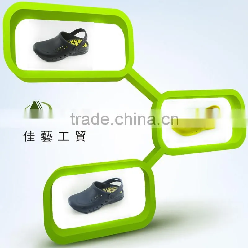 Men EVA Garden Clog Shoes Solid Color Massage Slipper