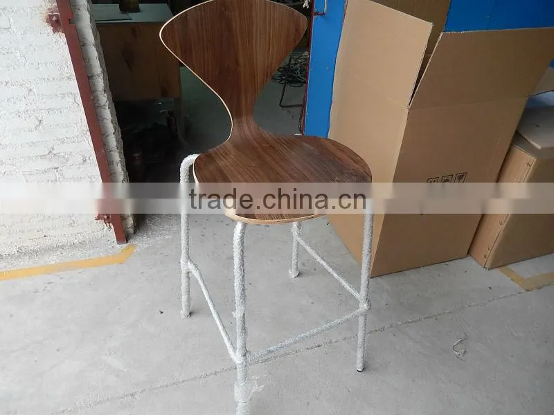 Cherner bar chair chrome leg bentwood bar stool factory price direct