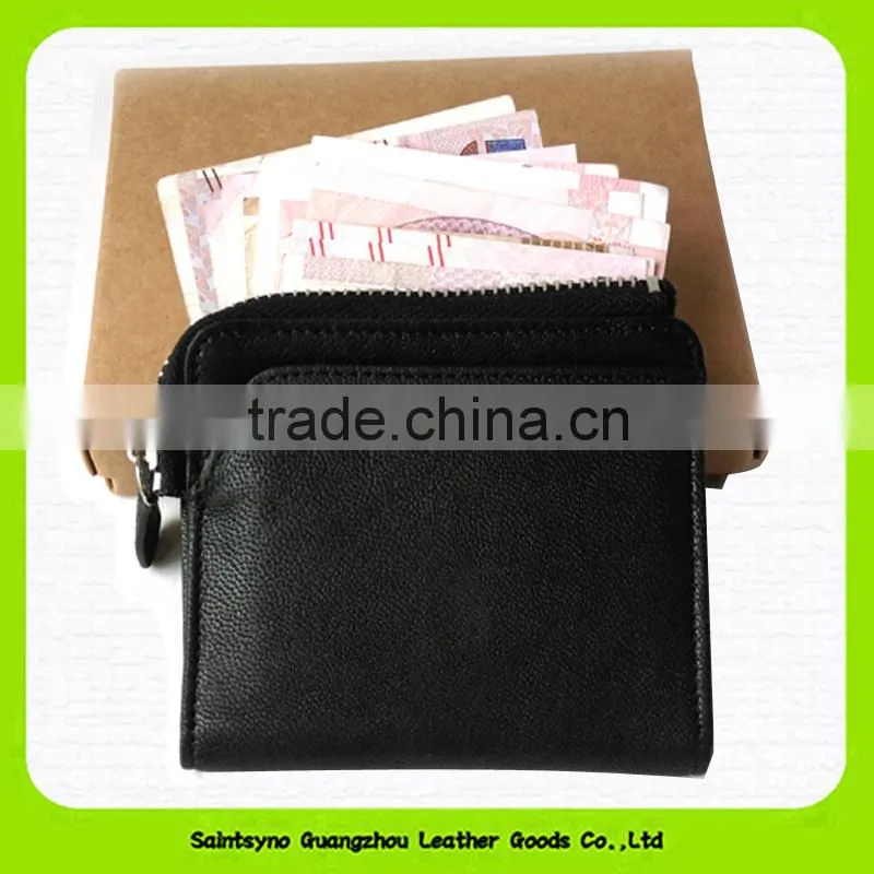 15480 China leather supplier men's wallet for promotive gifts