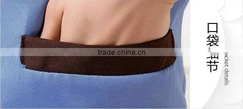 Cleaning service hotels overalls short-sleeved summer clothing cleaning staff cleaning rooms restaurant uniforms 100% polyester