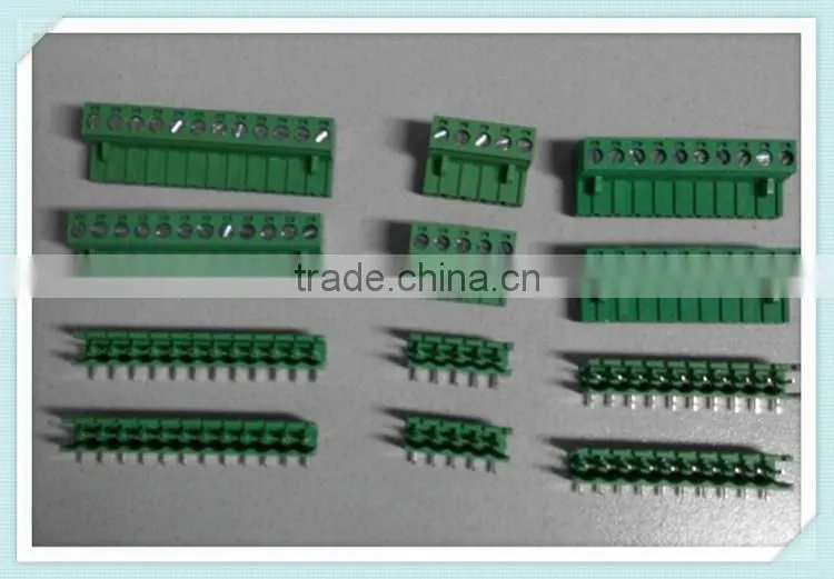 Plug-in Terminal Block XS2ESDV 300V 15A 5.0/5.08/7.62/3.81/3.5mm Pitch with UL, CE, ISO, SGS,CQC Approved