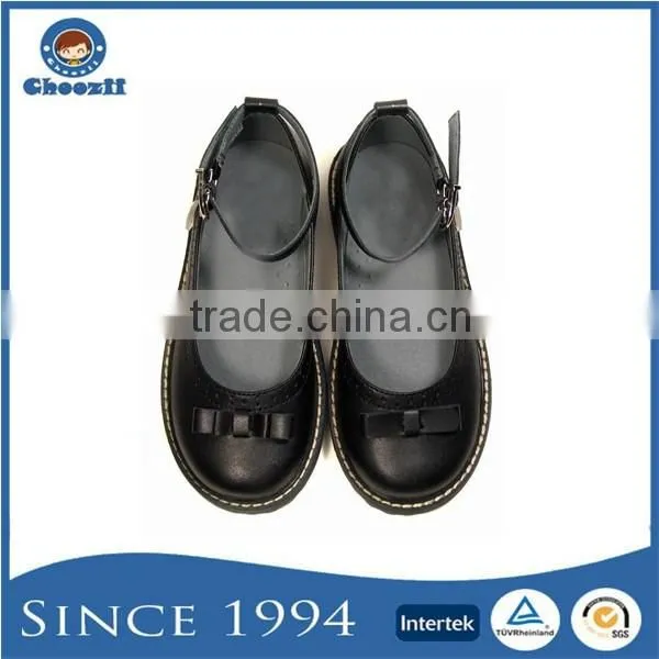 Fitkids Original Manufacturer New Style Leather School Shoes for Kids