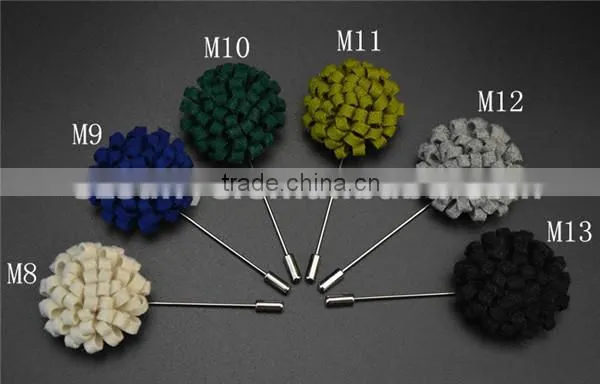 mens big flower lapel pin needle pin lapel LAP005