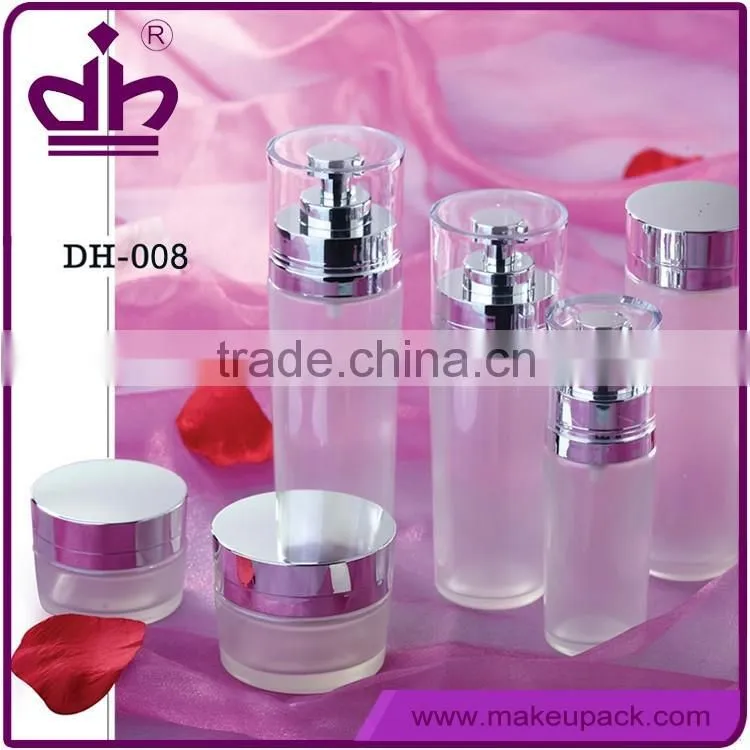 Liquid foundation container 30ml glass bottle with pump