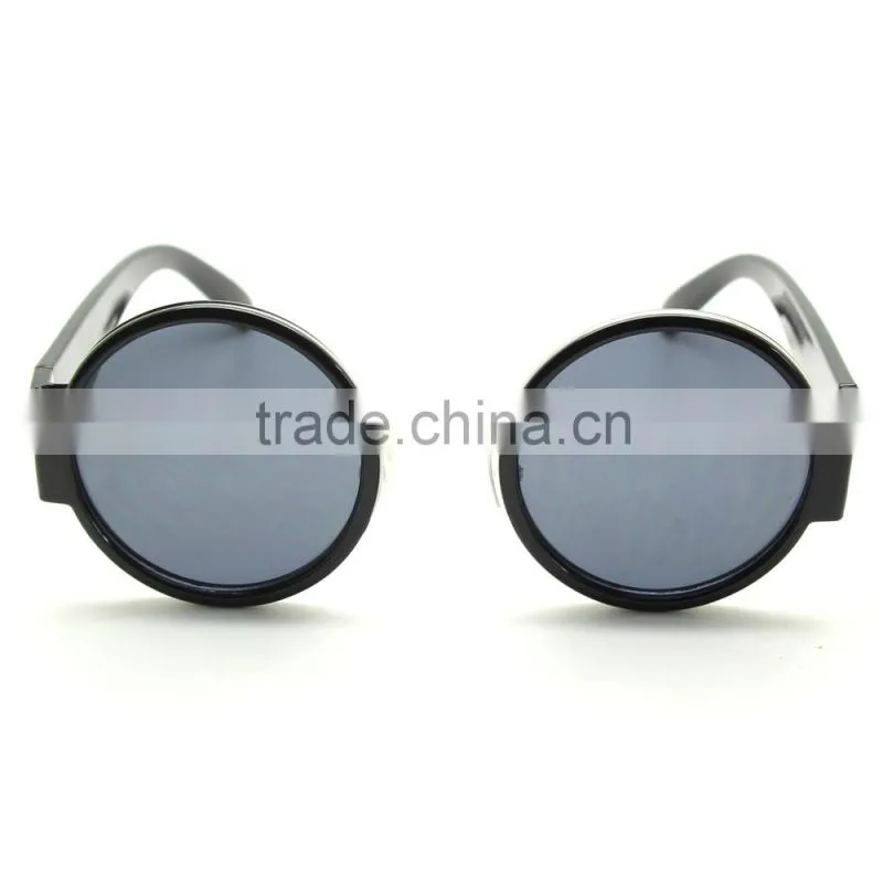 50s Vintage Style Steampunk round sunglasses factory price