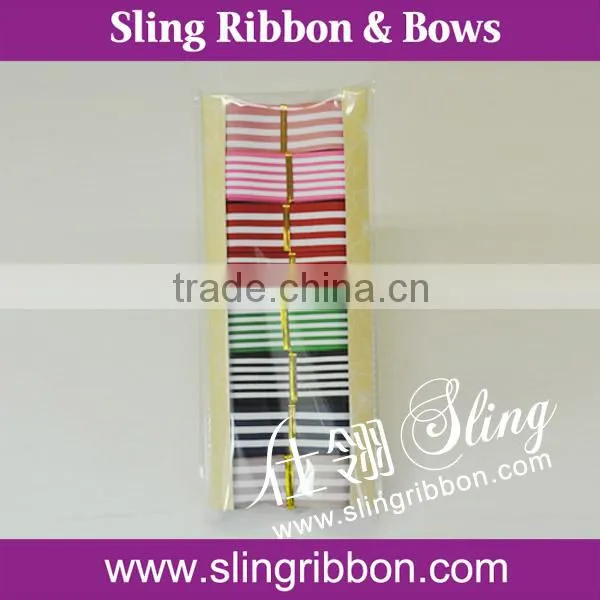New Design Stripe Ribbon On Card