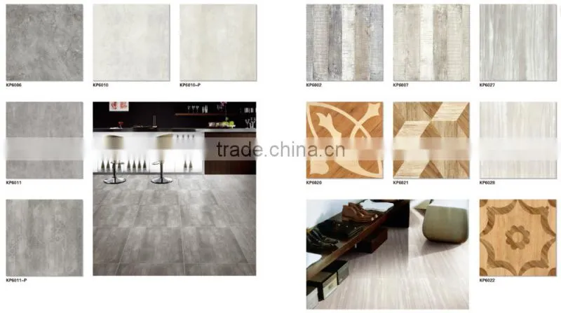 elegant pattern glazed porcelain tile 600X600