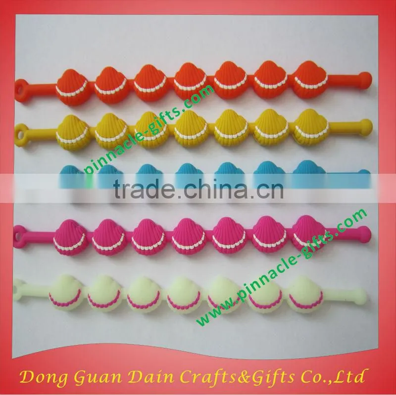 eco-friendly imprinting customized silicone wristbands