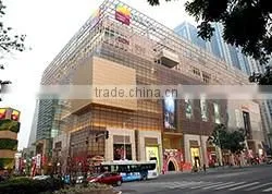 Building decoration installation of aluminum wall cladding