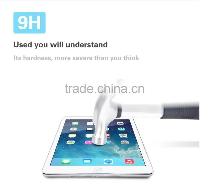 9H tempered glass screen film for ipad Air tempered glass protective film