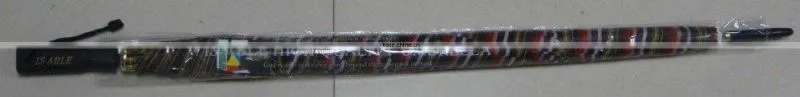 printed promotion golf umbrella with double ribs