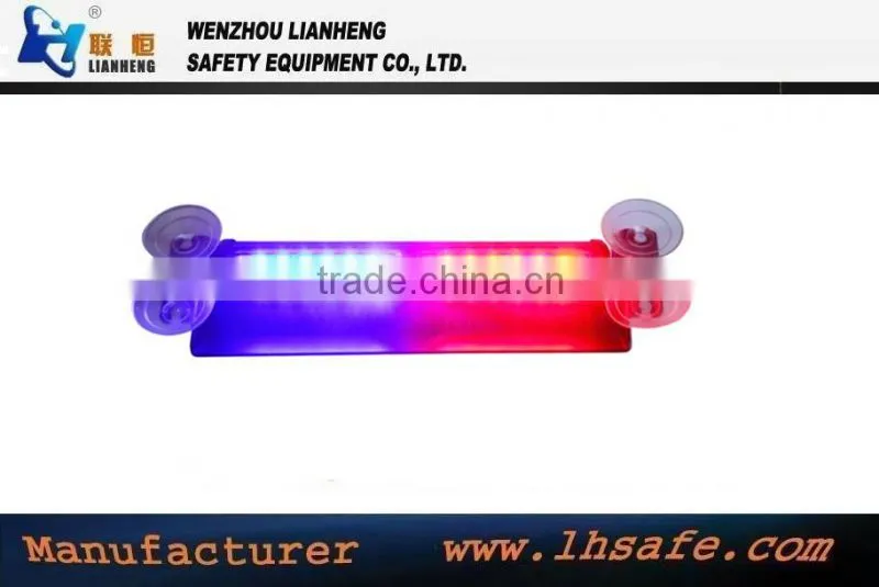 12 LED Emergency Vehicle Dash Warning Strobe Flash Light with suction cups LTDG81W-B