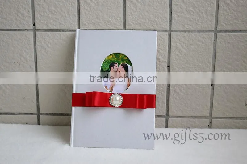 Hardcover custom Wedding Guest Book