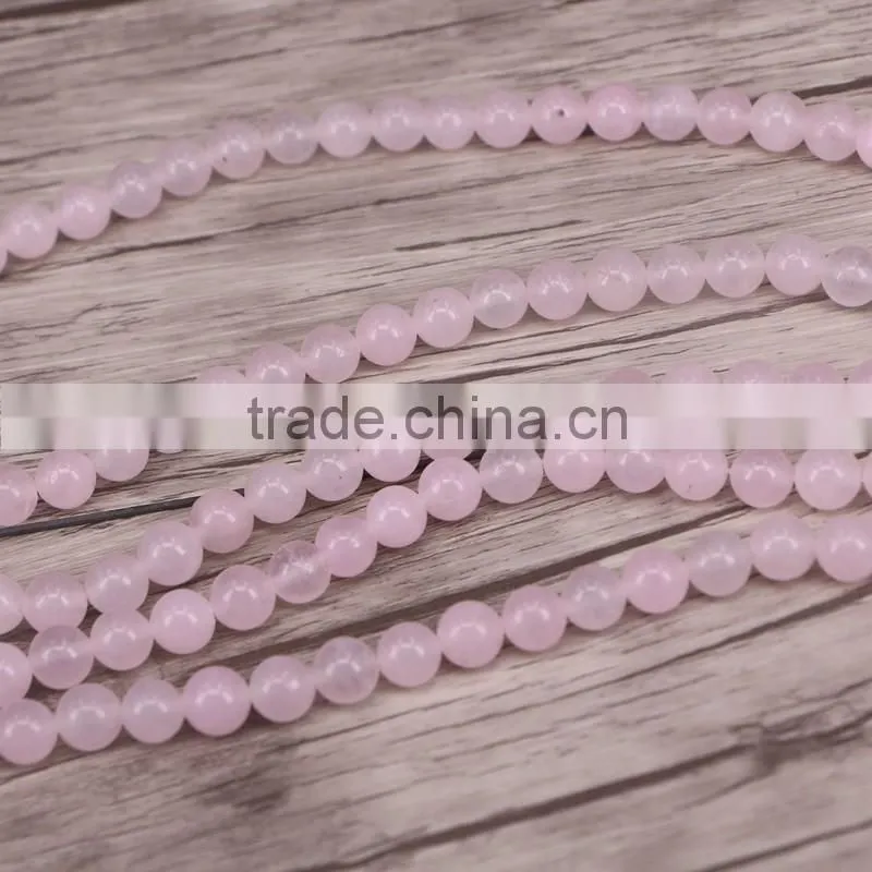 8mm Rose Quartz Round Beads Natural 15'' Fashion Jewelry Making