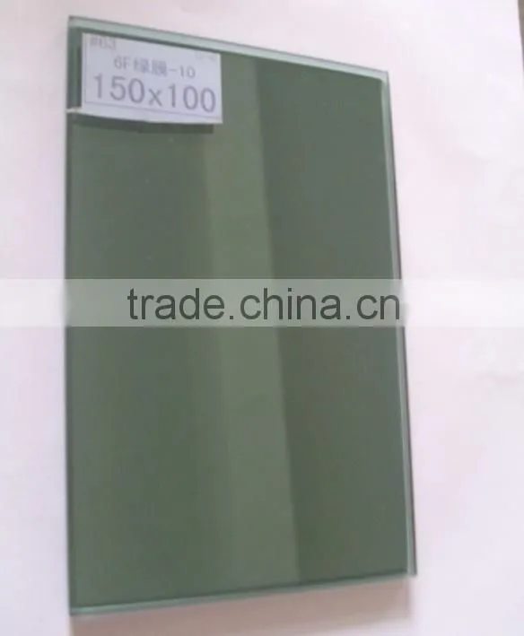 golden reflective glass for building
