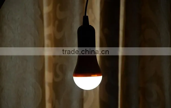 yellow solar lantern with mobile phone charger