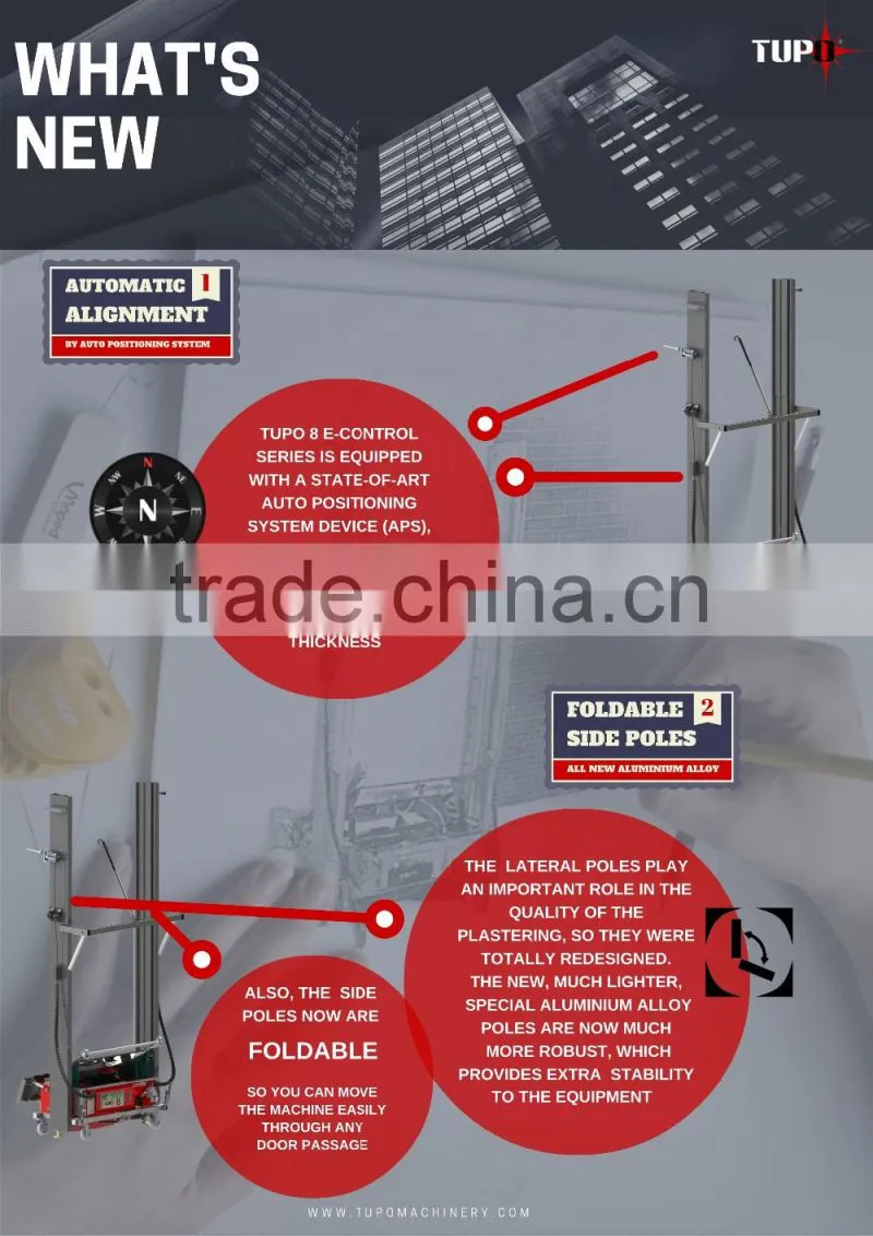 Cement plastering machine / Automactic operate wall plastering