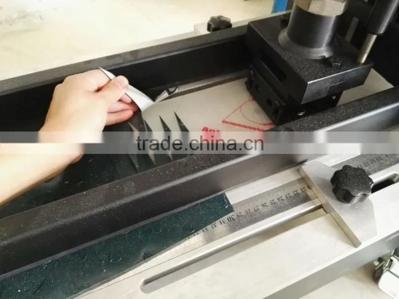 Automatic PVC PU belt puncher machine