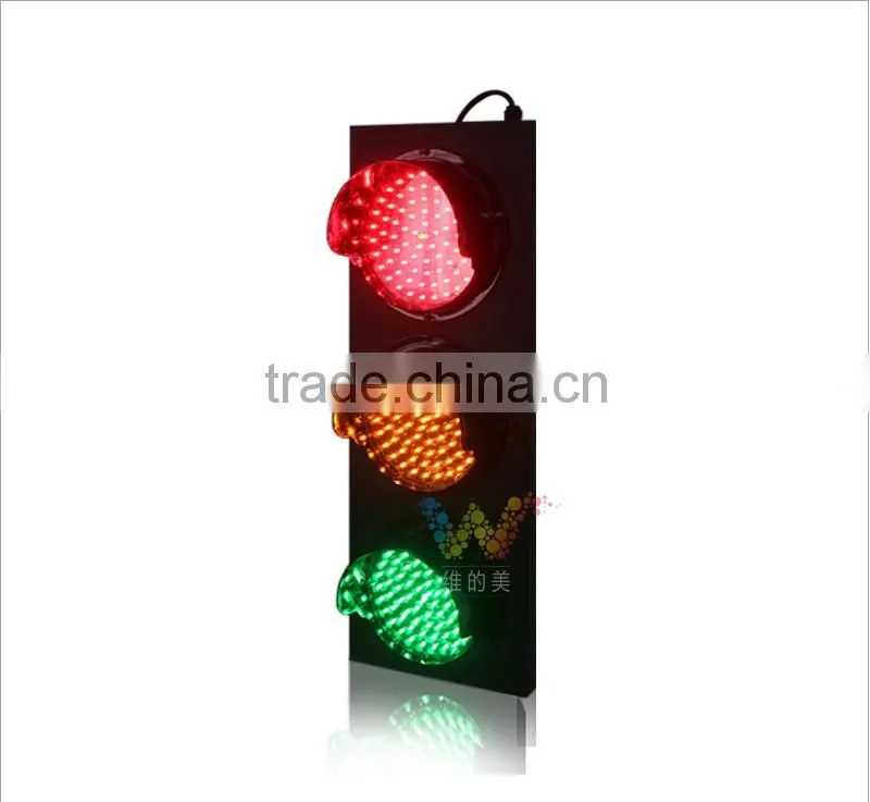 New customized metal housing 200mm mini traffic light led