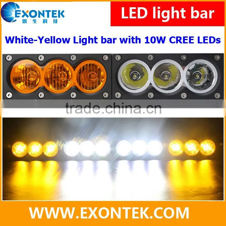 2016 new luanched/single row light bar 10W led work light bar amber 30W 60W 90W 120W 150W 180W 210W 240W 270W