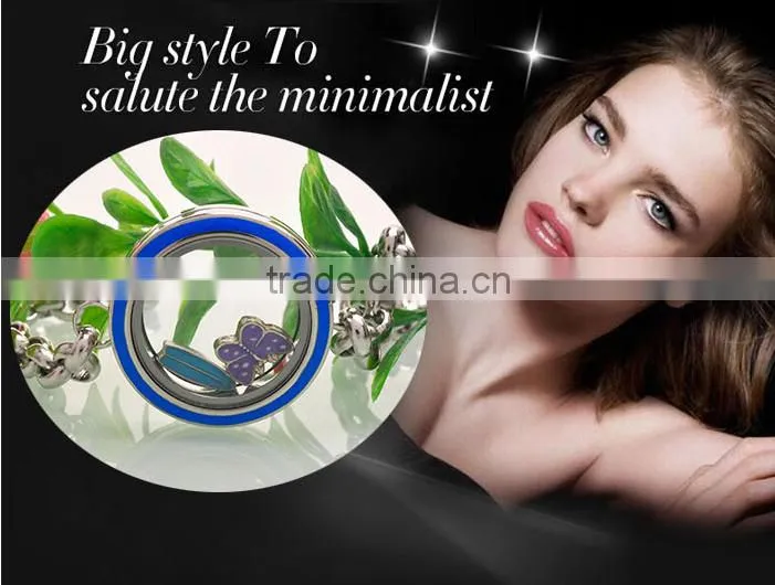 2016 Woman Stainless Steel Bracelet Lockets for Women