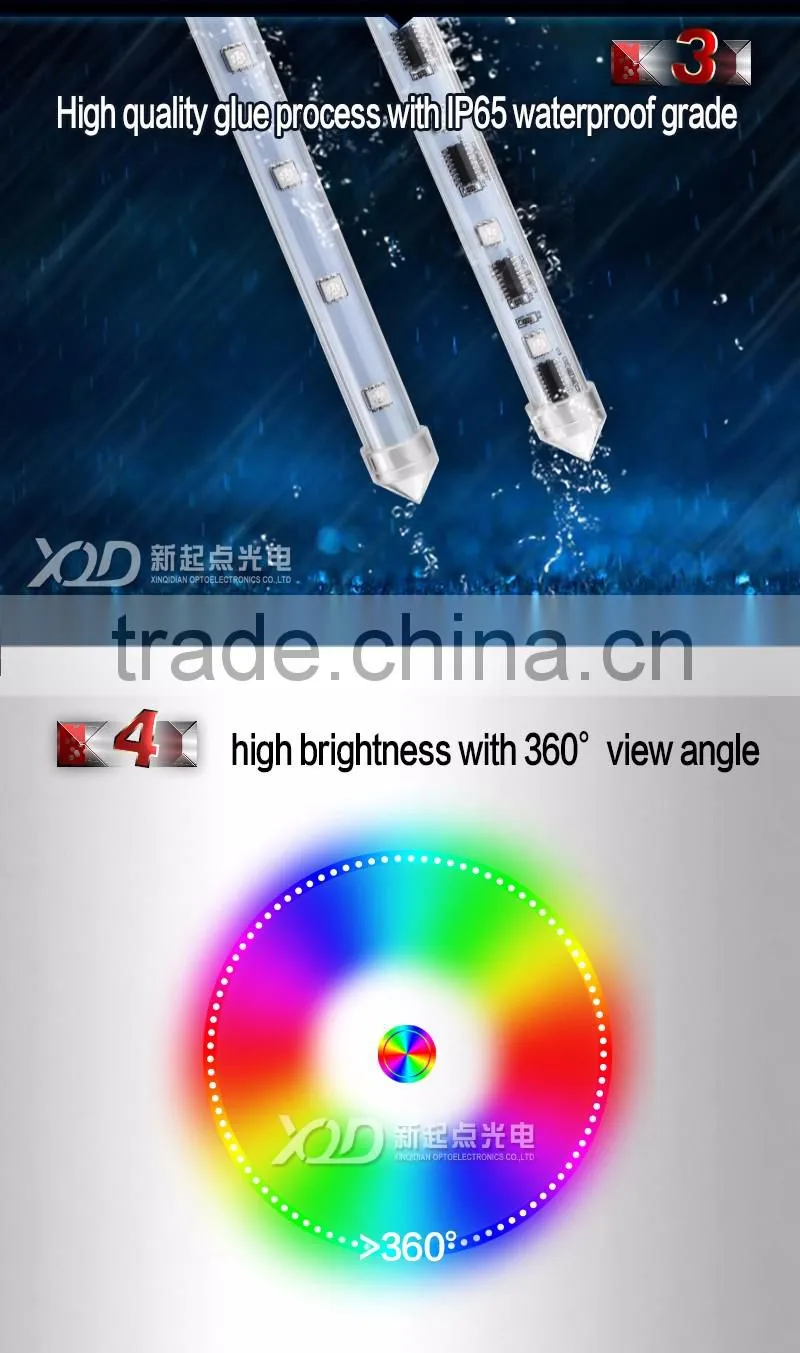 full color christmas tree decorations Tube LED