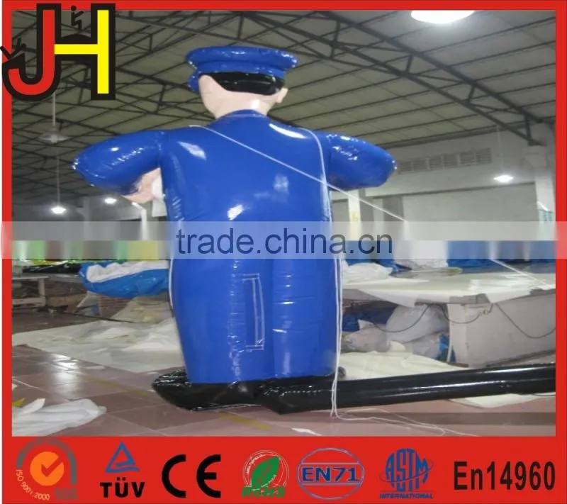 Inflatable policeman, inflatable figures, inflatable police