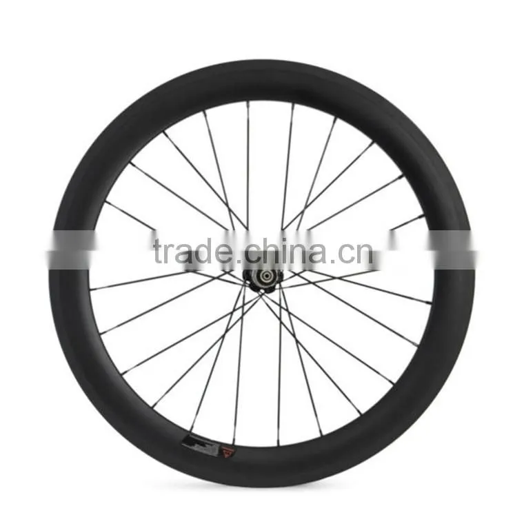 Bicycle wheel rims, tubular 60mm Depth 700c road bicycle full carbon rims