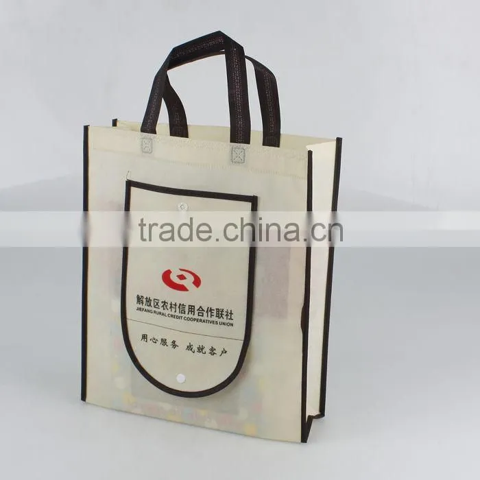 BSCI audit factory fold away bag/bag that folds into a pouch/foldable shopping bag