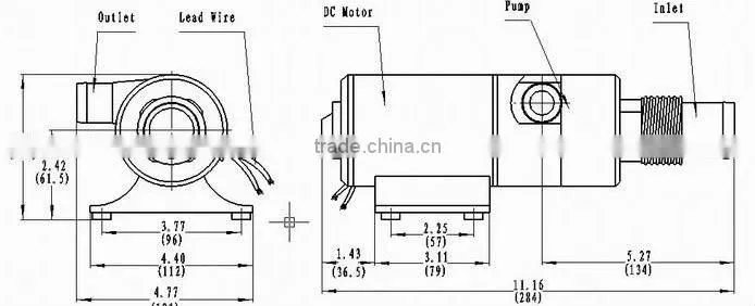 Singflo 49.2lpm toilet/sewage 12v macerator pump