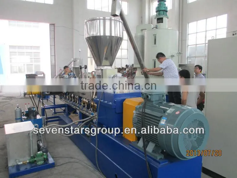 Machine for making PET granule