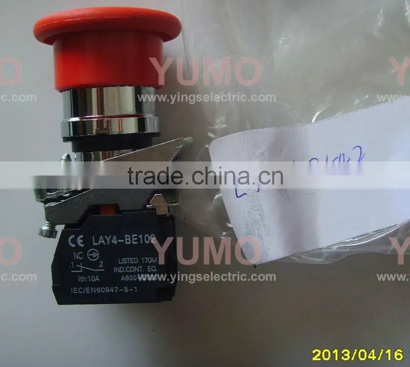LAY4-BS542 RED turn to release NC emergency push button switch