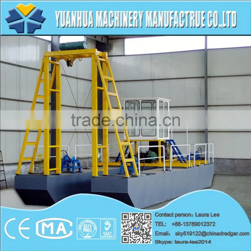 hydraulic mud pump boat for river desilting and sand dredging