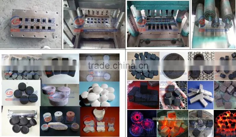 Latest design high ouput shisha charcoal tablet briquette forming machine