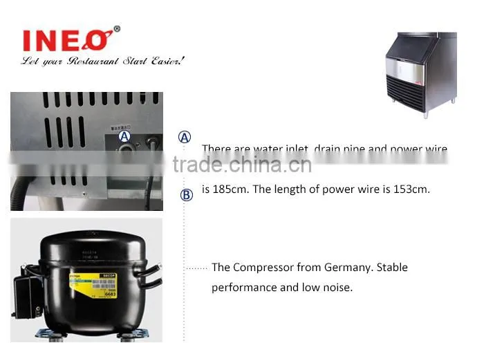 96kg/24h Commercial Stainless Steel Block Ice Machine,Clear Ice Block Machine,Ice Making Machines For Sale