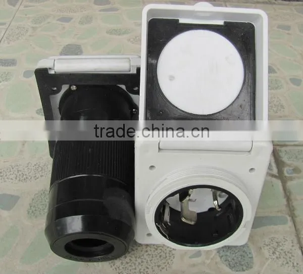 H20187 rv generator adapter US straight male female adapter 15A male to 30A female