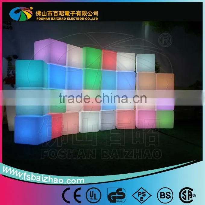 Remote Control Led Lighting Cube Led Cube Furniture chair