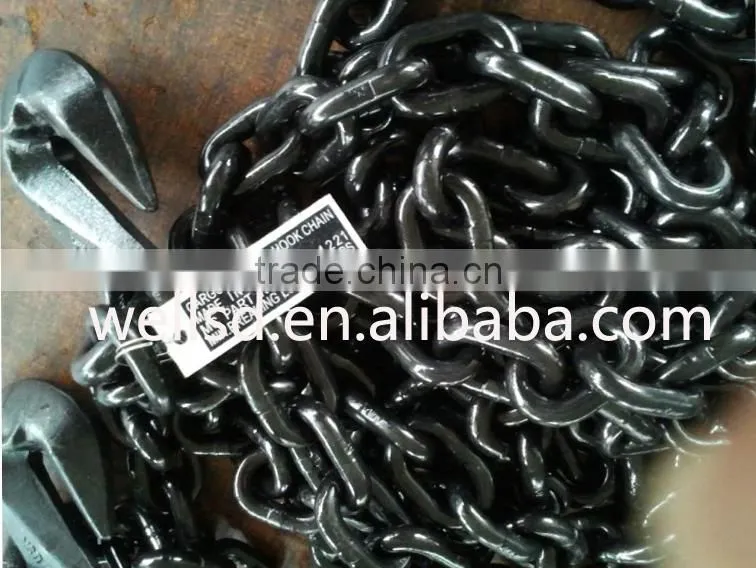 Best selling Standard alloy welded G80 hook chain