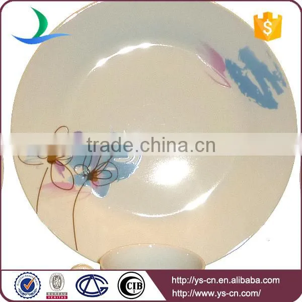 Hand Painted Fashional Disposable Tableware , decal printing square melamine tableware