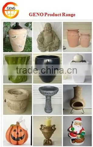 garden decorative love shape pottery bird feeder