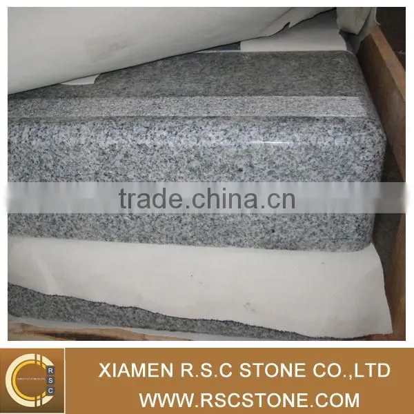 G603 grey outdoor stone steps risers granite stairs