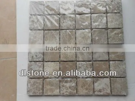 Antique Light Emperador Brown Marble Mosaic Tile 305x305 price